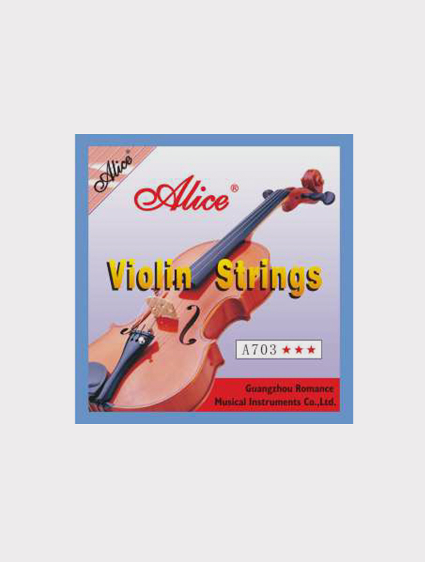 Струны для скрипки Alice A703 для скрипки размер 4/4, шарики на концах