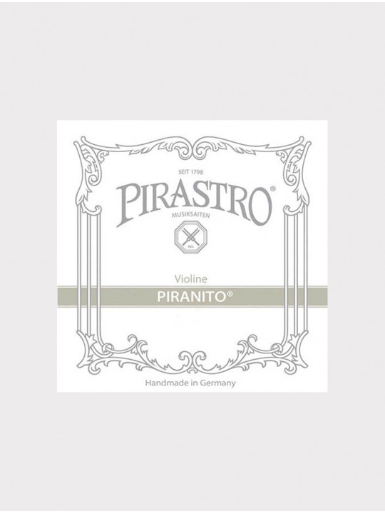 Струны для скрипки Pirastro 615500 Piranito Violin 4/4, металл, шарик на конце