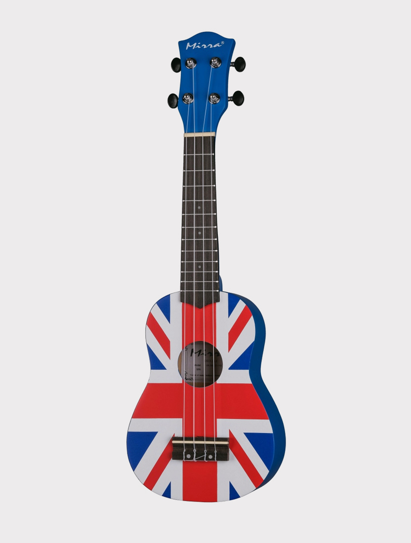 Укулеле Mirra UK-300-21-YG синяя Британский флаг