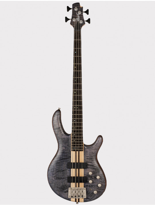 Бас-гитара Cort A4-Plus-FMMH-OPLB Artisan Series, черно-синяя