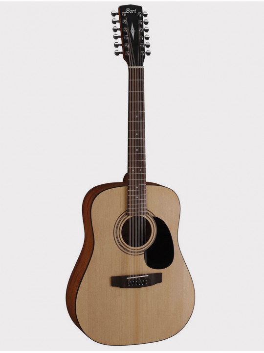 Акустическая гитара 12-струнная Cort Standard Series, цвет натуральное дерево