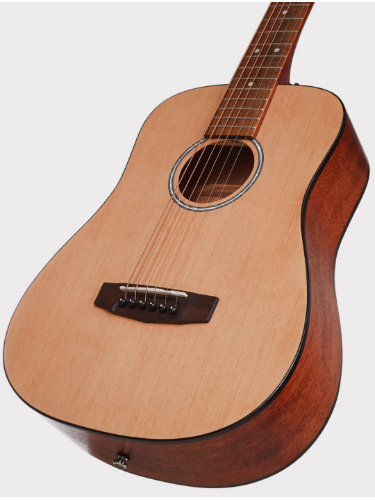 Акустическая гитара 3/4 Cort Standard Series, с чехлом, цвет натуральное дерево