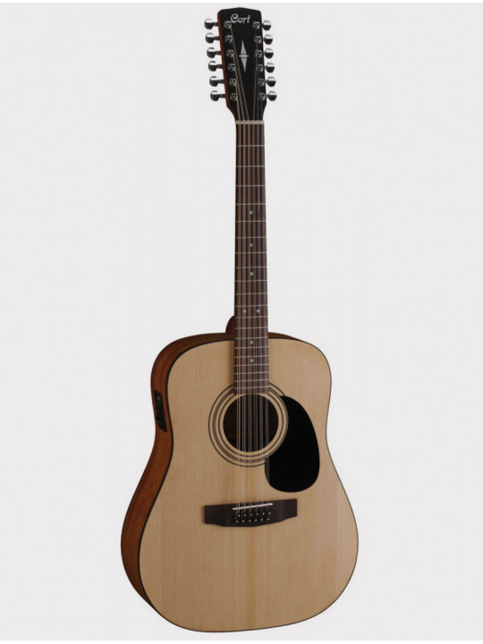 Электроакустическая гитара Cort Standard Series, 12-струнная, цвет натуральное дерево