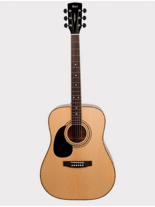 Акустическая гитара Cort Standard Series, леворукая, цвет натуральное дерево