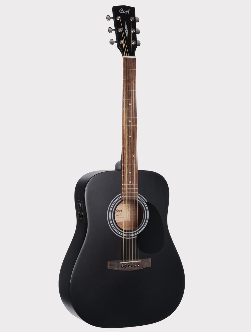 Электроакустическая гитара Cort AD810E-BKS Standard Series, черная