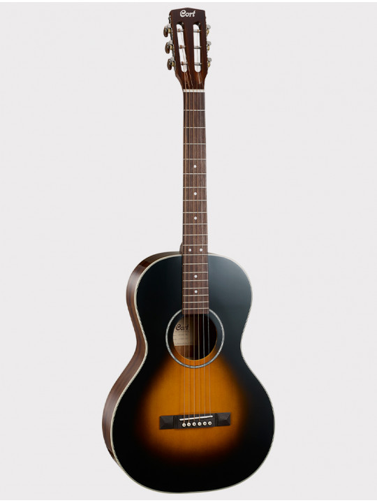 Акустическая гитара парлор Cort Standard Series, табачный санберст