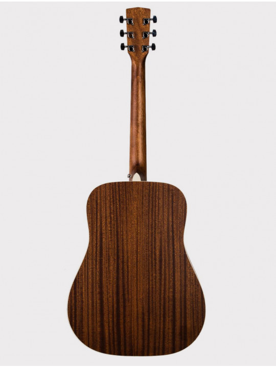 Акустическая гитара Cort Earth Series, коричневая матовая, красное дерево, верхняя дека - массив