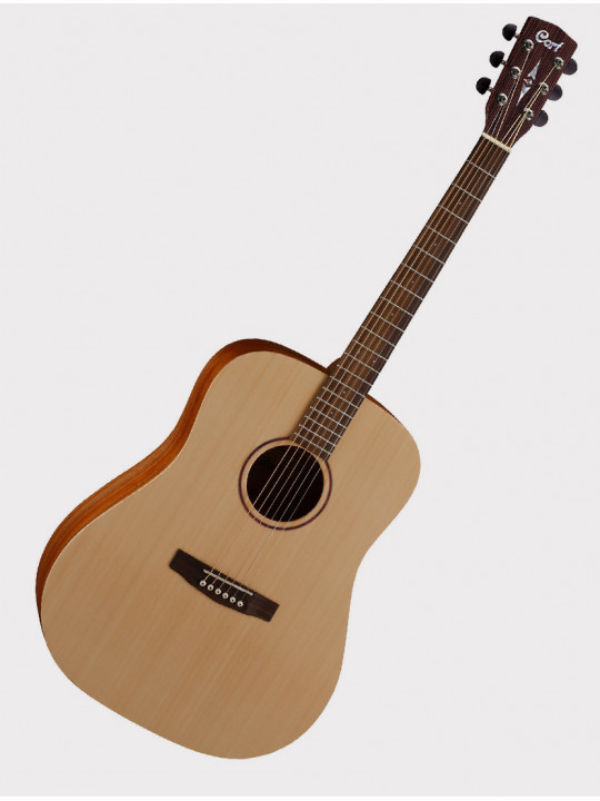 Акустическая гитара Cort EARTH-GRAND с чехлом, цвет натурально-желтый
