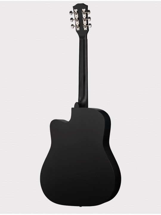 Акустическая гитара Fante FT-221-BK, 41" с вырезом, черная