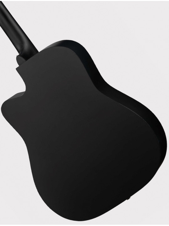 Акустическая гитара Fante FT-221-BK, 41" с вырезом, черная