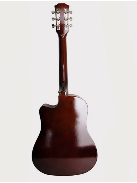 Акустическая гитара Fante 38" с вырезом желто-коричневый санберст
