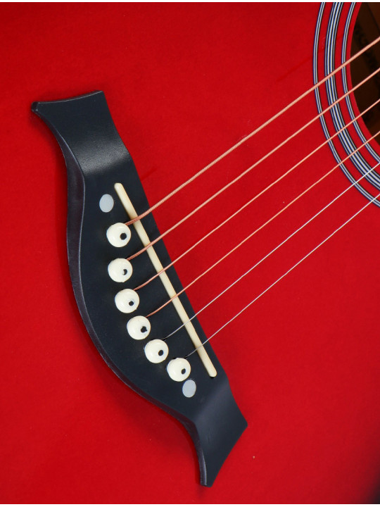 Акустическая гитара Fante FT-D38-RDS, красный санберст, с вырезом