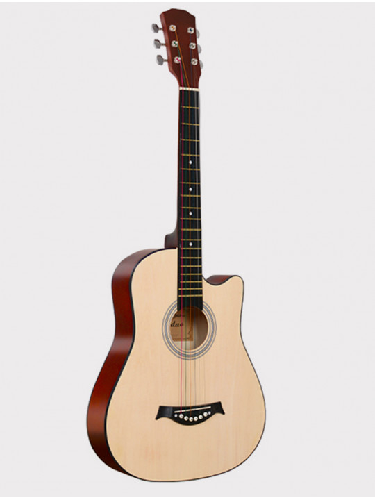 Акустическая гитара Fante 38" светлое дерево, с вырезом