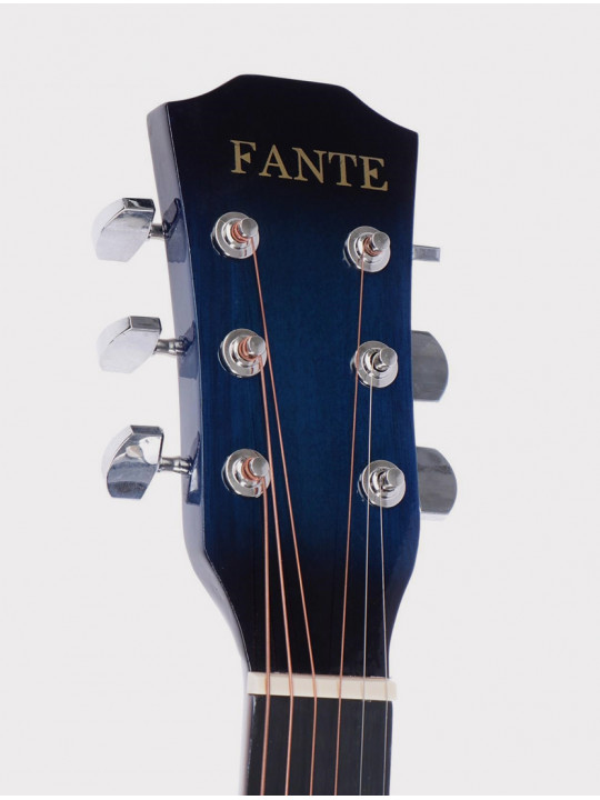 Акустическая гитара Fante 38" синий санберст