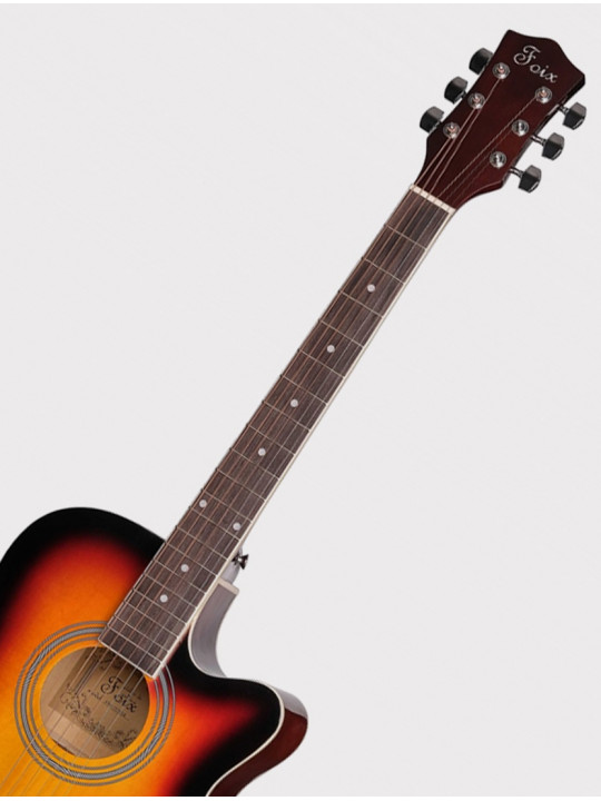 Акустическая гитара Foix FFG-1039SB медовый санберст, с вырезом