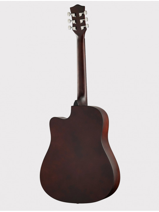 Акустическая гитара Foix FFG-1041MH с вырезом, натурально-коричневая