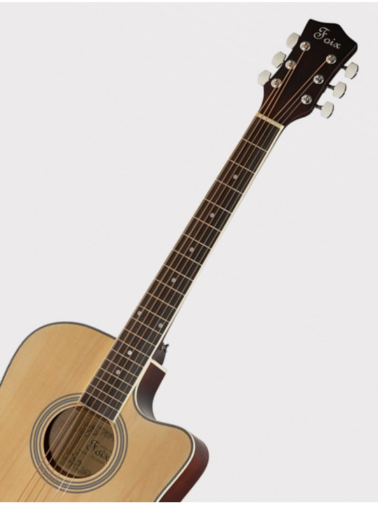 Акустическая гитара Foix FFG-1041NA, с вырезом, натурально-бежевая