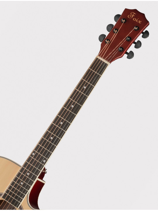 Акустическая гитара Foix FFG-2040C-NA с вырезом, натурально-бежевая