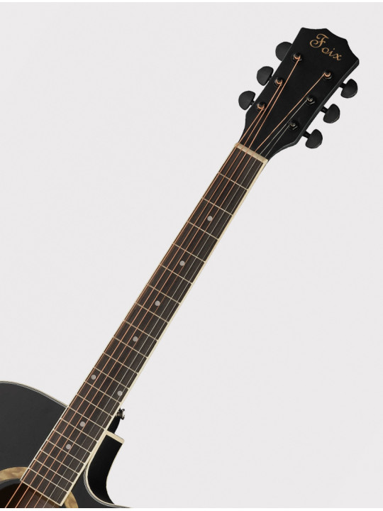 Акустическая гитара Foix FFG-2041C-BK с вырезом, черная