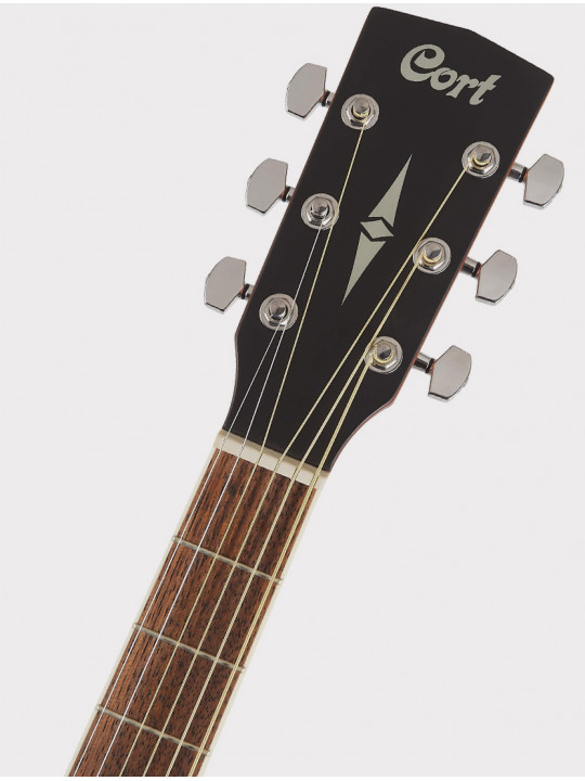 Электроакустическая гитара Cort Standard Series, леворукая, с вырезом, цвет натуральное дерево