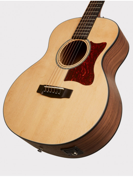 Электроакустическая гитара 3/4 Cort CJ Series с чехлом, массив ели - орех