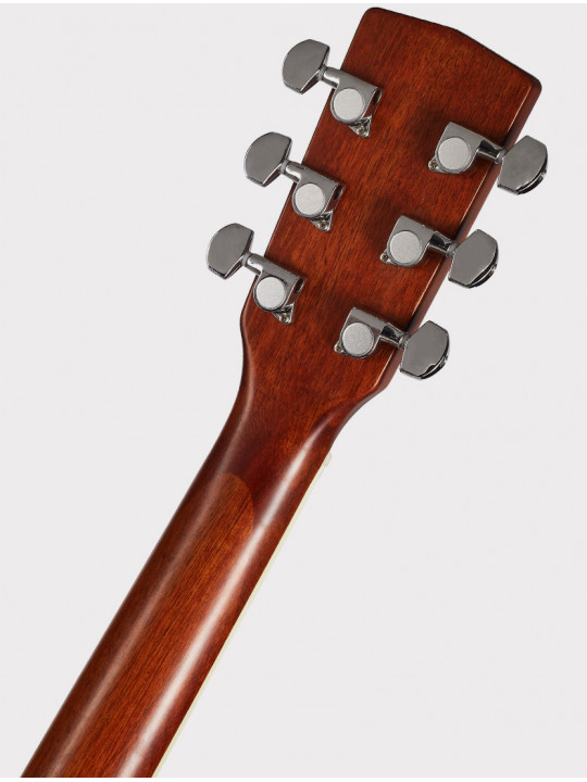 Электроакустическая гитара с вырезом Cort Grand Regal Series, желто-оранжевый санберст