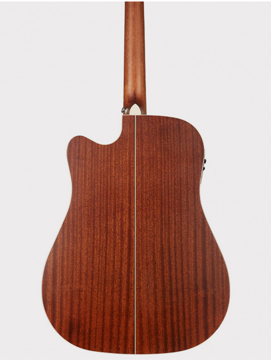Электроакустическая гитара 12-струнная Cort MR Series, с вырезом, массив ели - красное дерево