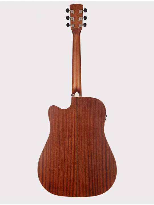 Электроакустическая гитара Cort MR Series, с вырезом, санберст, массив ели - красное дерево