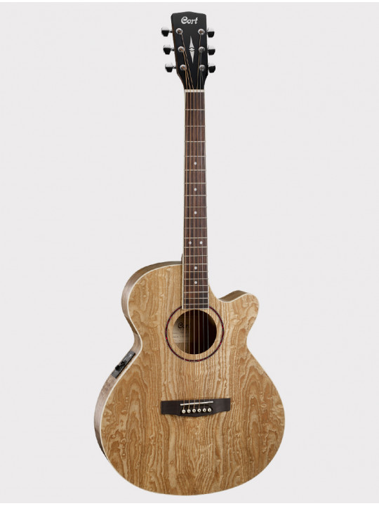 Электроакустическая гитара Cort SFX Series из ясеня, цвет натуральное дерево