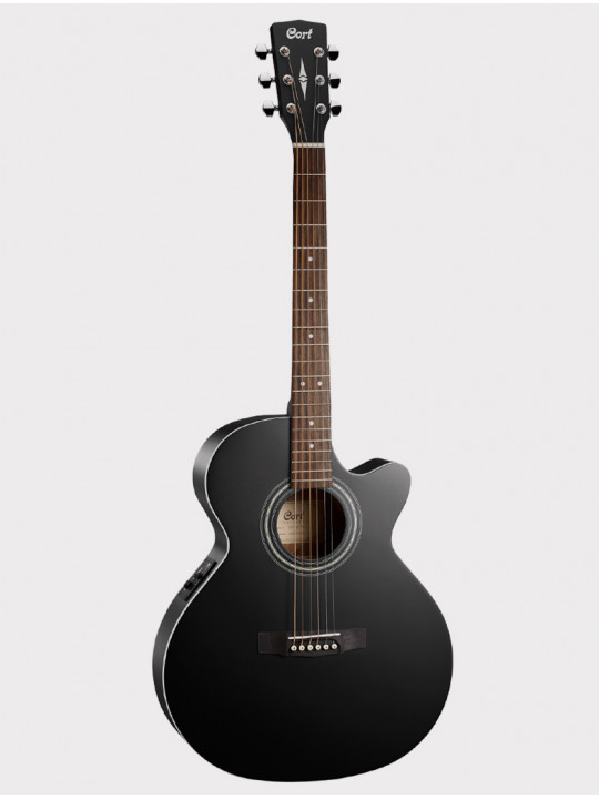 Электроакустическая гитара Cort SFX Series, с вырезом, черная матовая