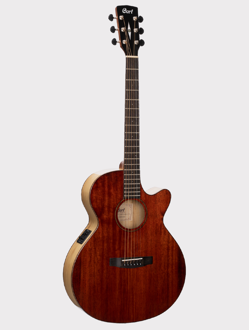 Электроакустическая гитара Cort SFX Series, с вырезом, цвет коричневое дерево умбеллюлярия