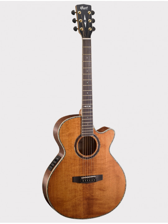 Электроакустическая гитара Cort SFX Series, с вырезом, цвет "коричневый антик"