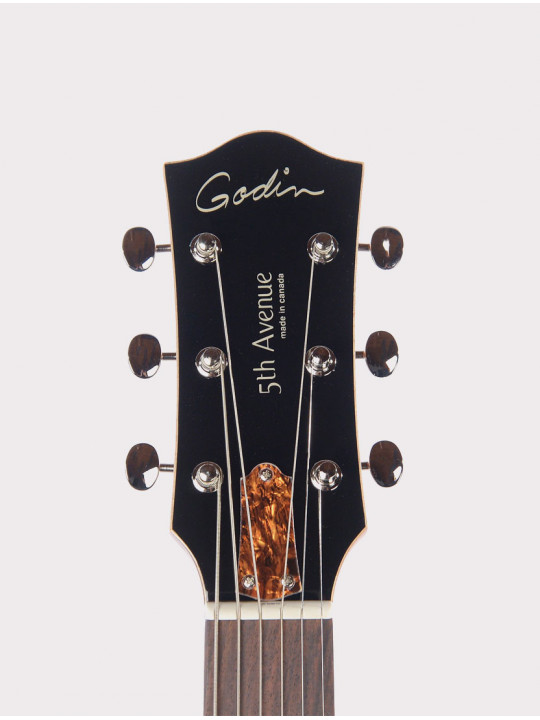 Полуакустическая гитара Godin 5th Avenue CW Kingpin II Cognac с кейсом