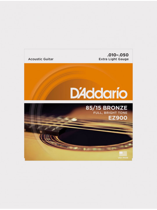 Струны для акустической гитары D`Addario EZ900 толщина 10-50