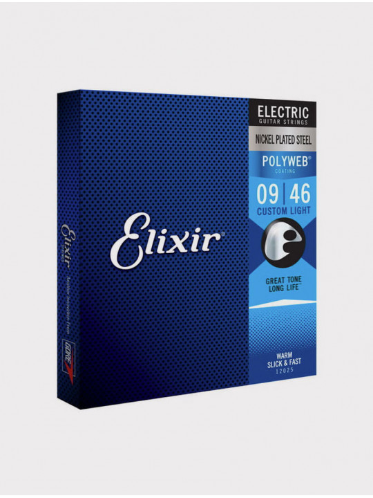 Струны для электрогитары Elixir 12025 толщина 9-46