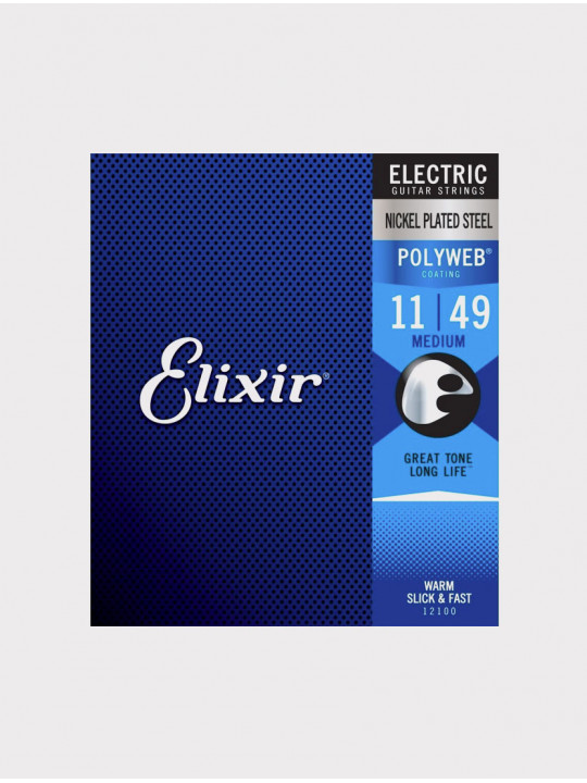 Струны для электрогитары Elixir 12100 толщина 11-49