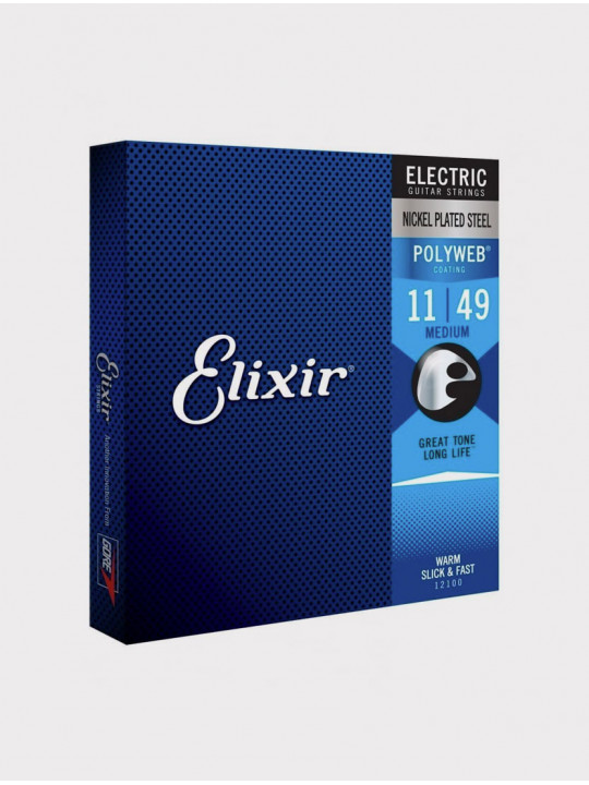 Струны для электрогитары Elixir 12100 толщина 11-49