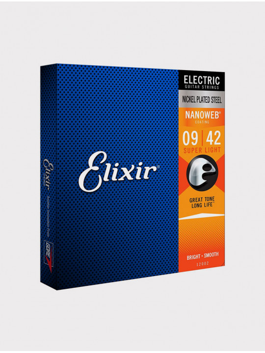 Струны для электрогитары Elixir 12002 толщина 9-42