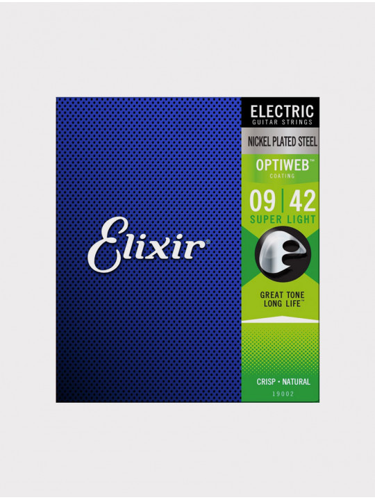 Струны для электрогитары Elixir 19002 толщина 9-42