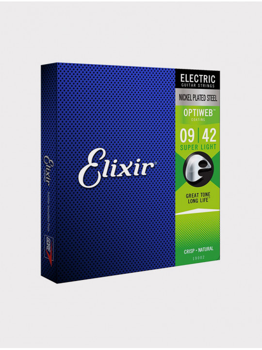 Струны для электрогитары Elixir 19002 толщина 9-42