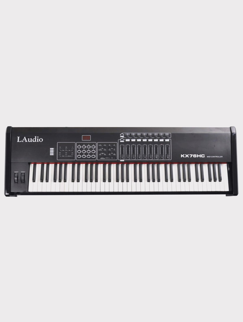 MIDI-контроллер LAudio KX76HC, черный, 76 клавиш