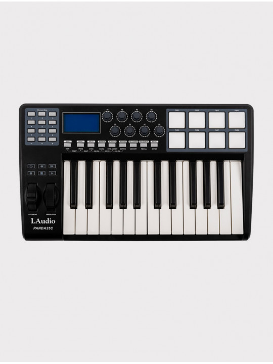 MIDI-контроллер LAudio Panda-25C, черный, 25 клавиш
