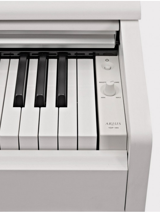 Цифровое пианино Yamaha Arius, 88 клавиш, белое, скользящая крышка
