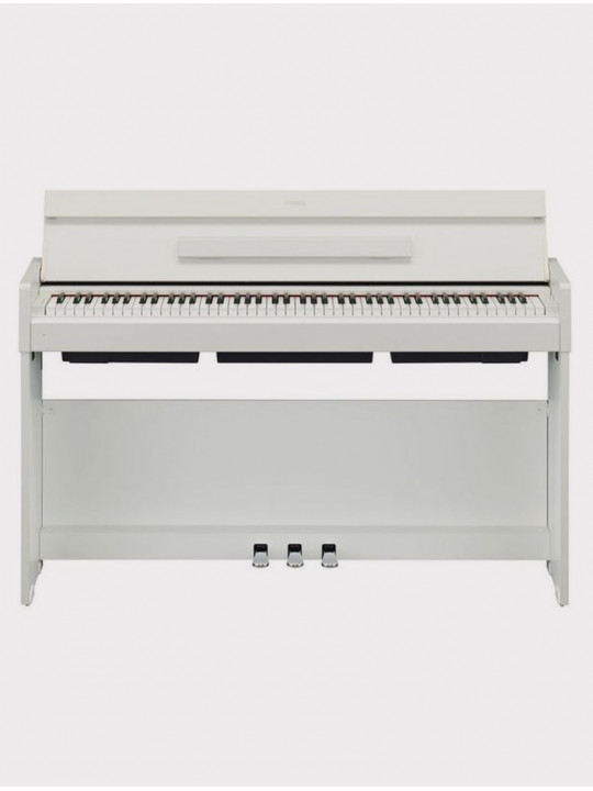 Цифровое пианино Yamaha Arius, 88 клавиш, белое, откидная крышка