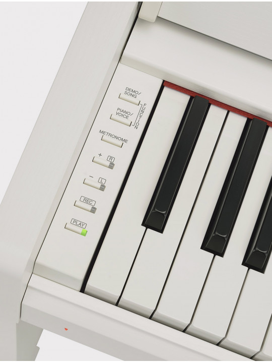 Цифровое пианино Yamaha Arius, 88 клавиш, белое, откидная крышка