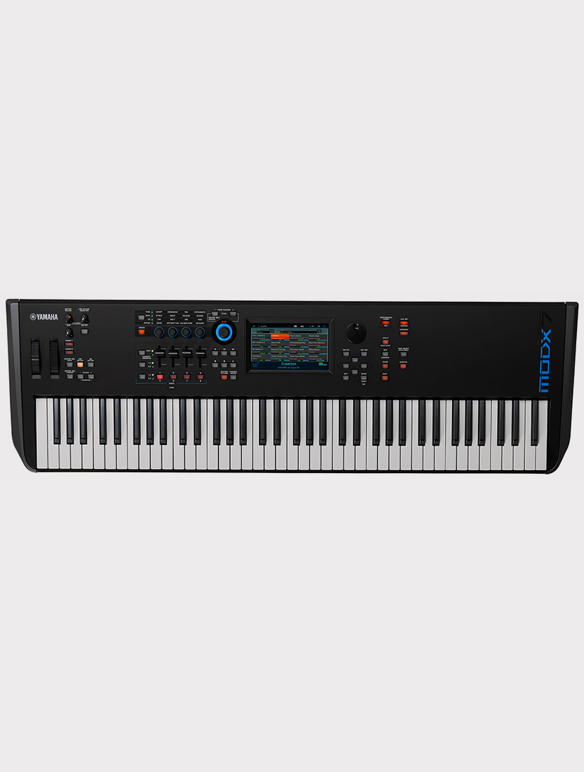 Синтезатор YAMAHA серии MODX, 76 клавиш, 128 + 64 полифония