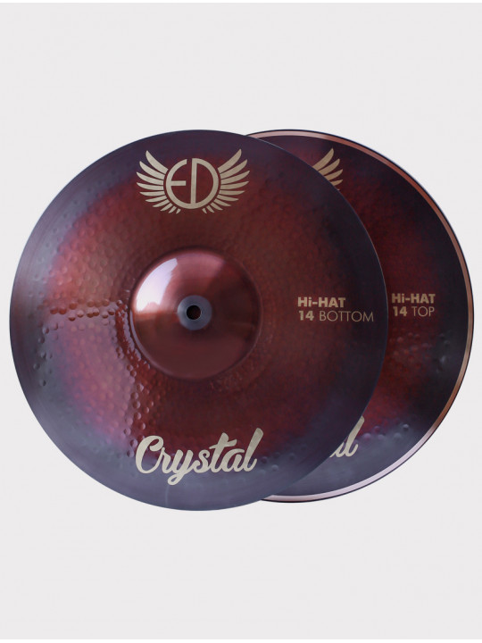 Тарелки ED Cymbals Crystal Hi-hat 14"