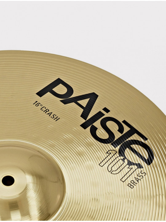 Тарелка Paiste Crash 16" 101 Brass, латунь MS63