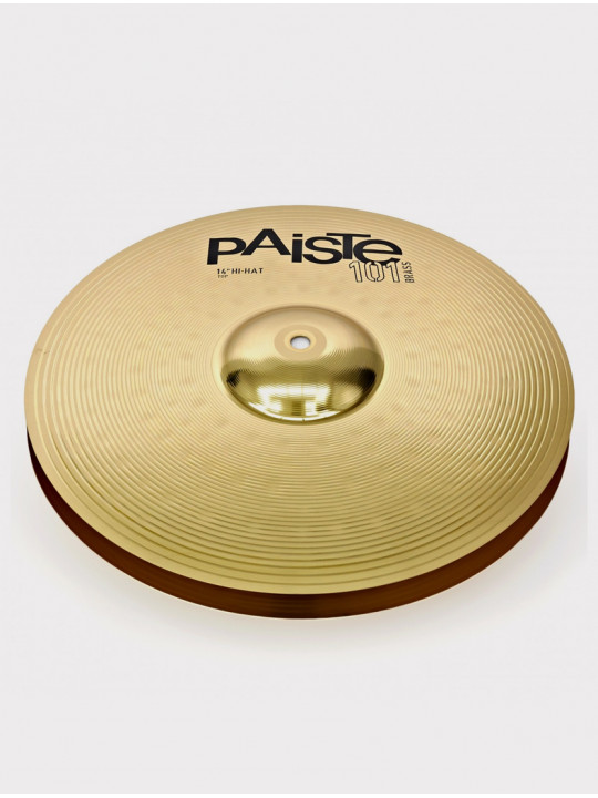 Две тарелки Paiste 101 Brass Hi-Hat 14", латунь MS63, средняя и средне - тяжелая
