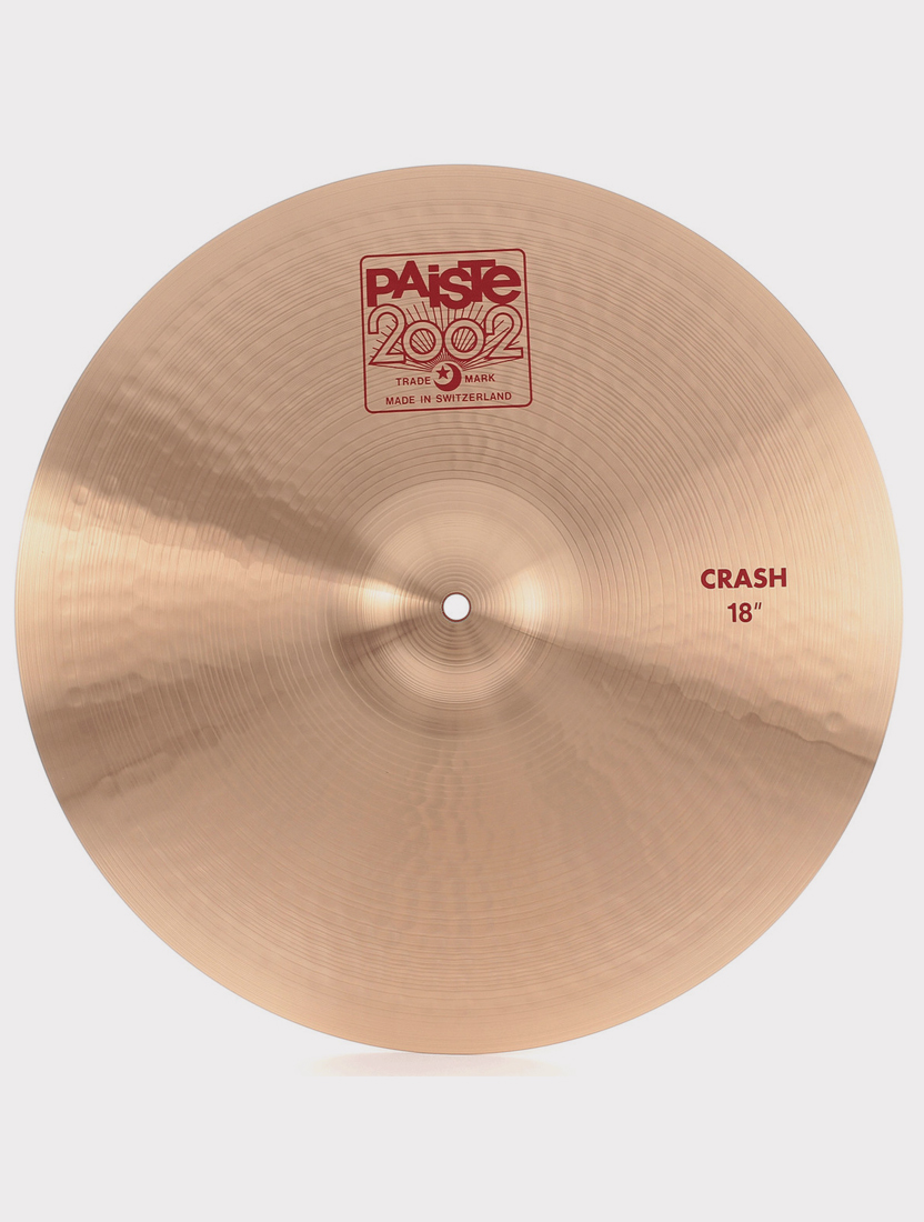 Тарелка Paiste 2002 Crash 18", бронза CuSn8